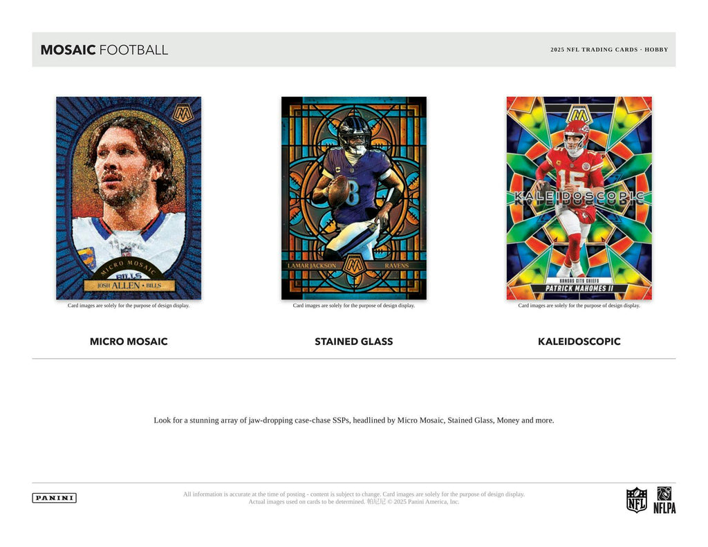 2025 Panini Mosaic Football Hobby Box (11/7)