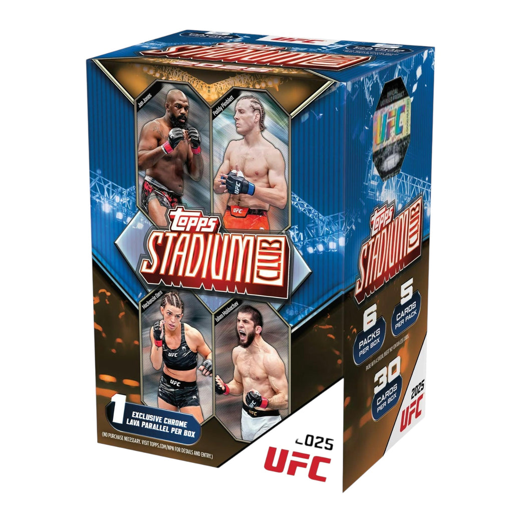 2025 Topps Stadium Club UFC 6-Pack Blaster 40-Box Case (1/23)
