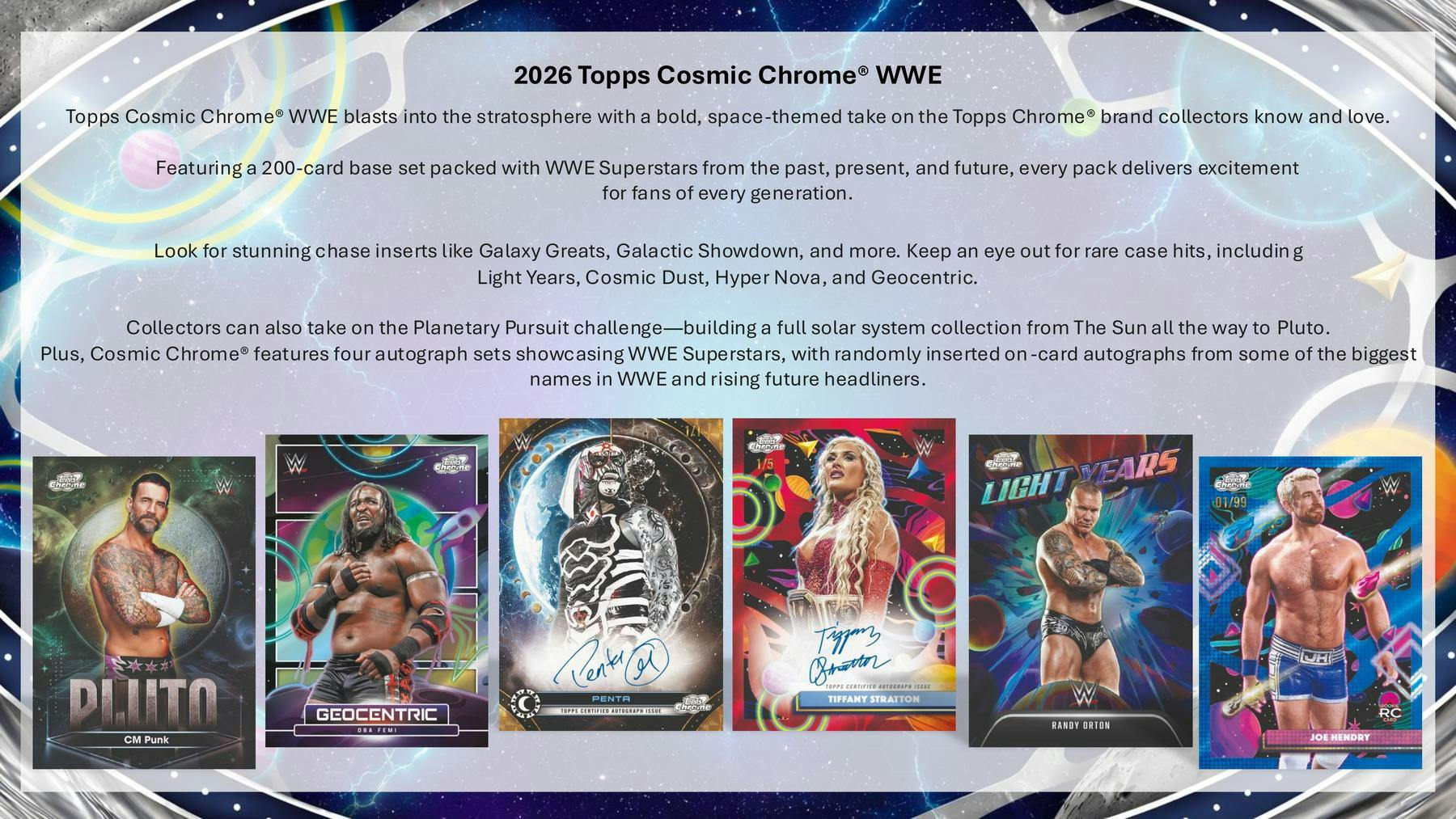 2026 Topps Cosmic Chrome WWE Wrestling Hobby Box (6/4)