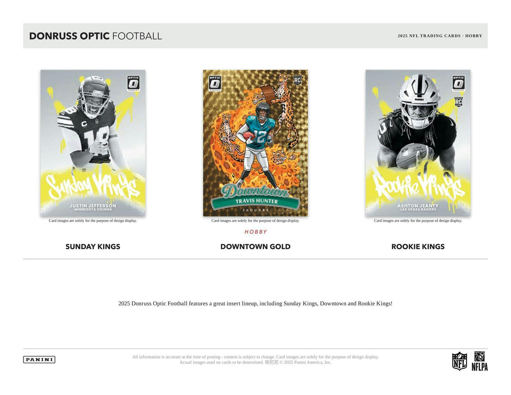 2025 Panini Donruss Optic Football Hobby Box
