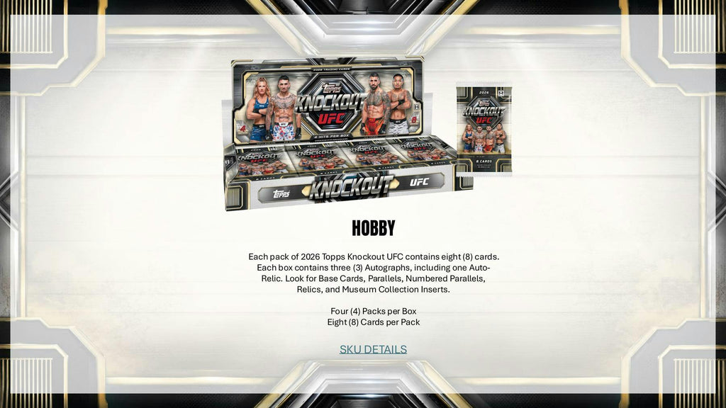 2026 Topps Knockout UFC Hobby Pack (6/26)
