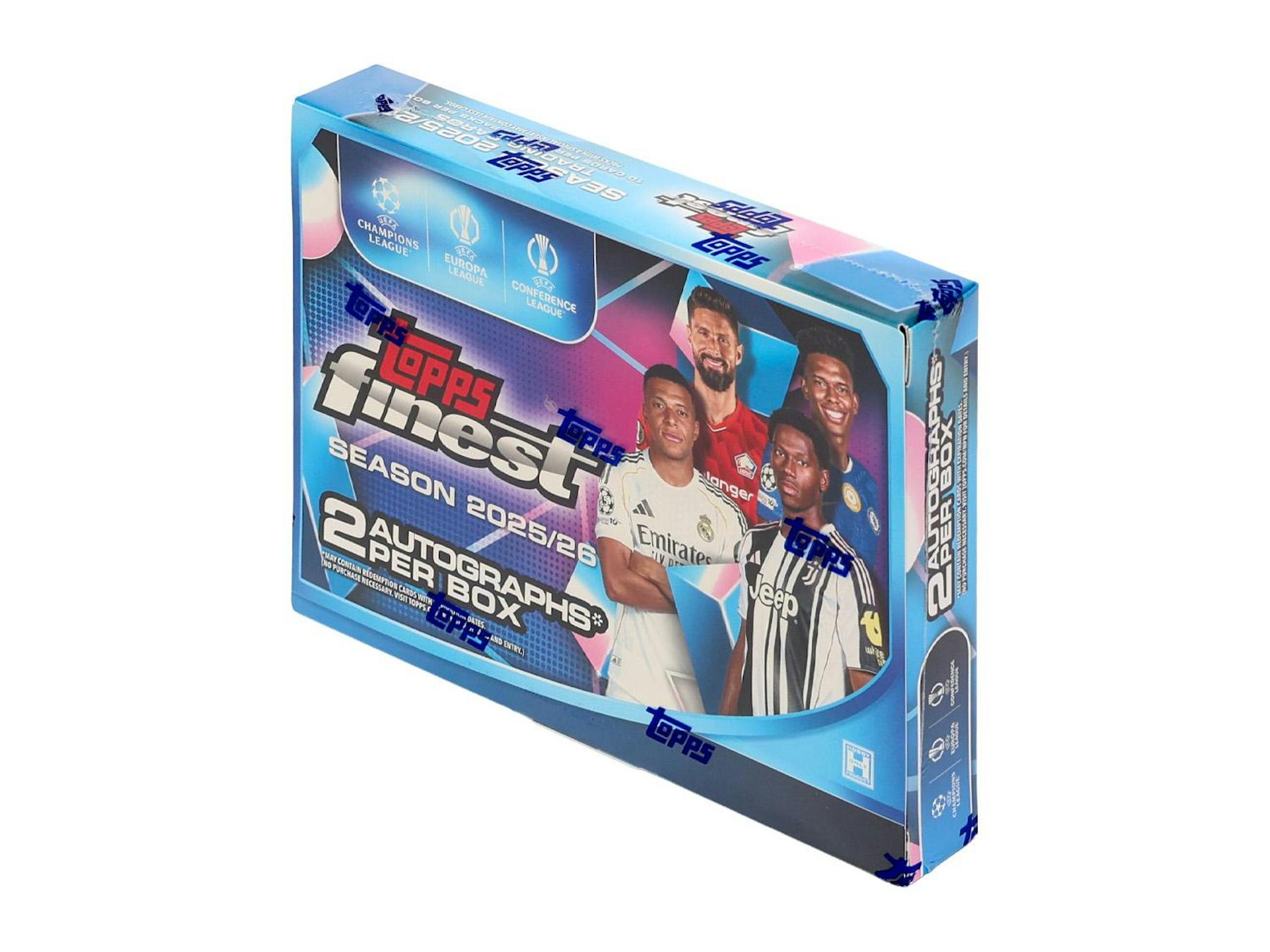 2025-26 Topps UEFA Club Competitions Finest Soccer Hobby Box (6/25)