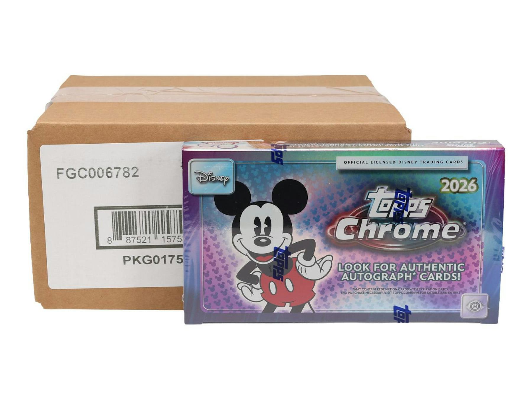 2026 Topps Chrome Disney 8-Box Hobby Case
