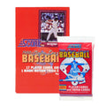 1988 Score MLB Baseball Cards 36-Pack Box with Magic Motion Trivia Cards