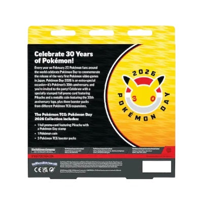 Pokémon TCG: 2026 Pokémon Collection Day (1/30)