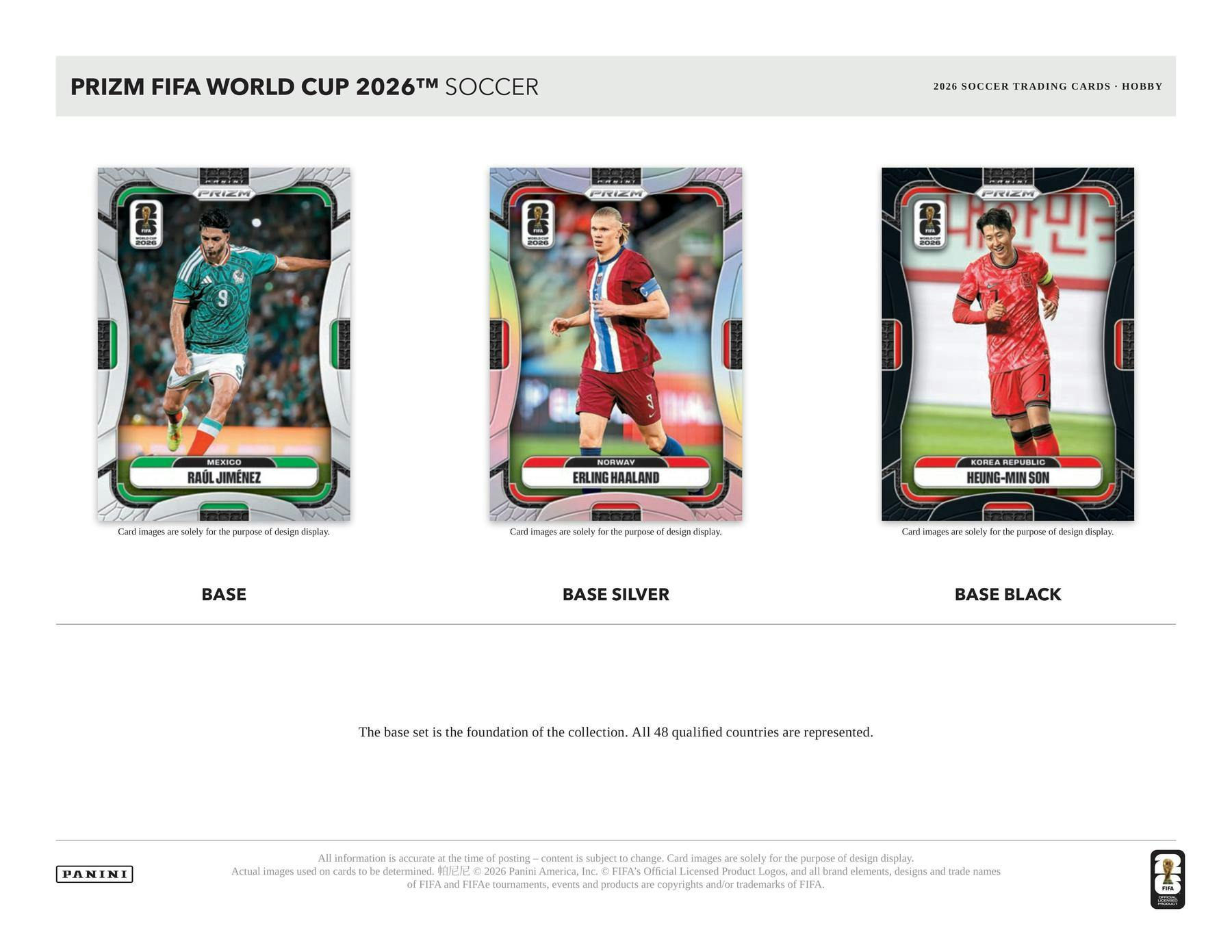 2026 Panini Prizm FIFA World Cup Soccer Hobby Box