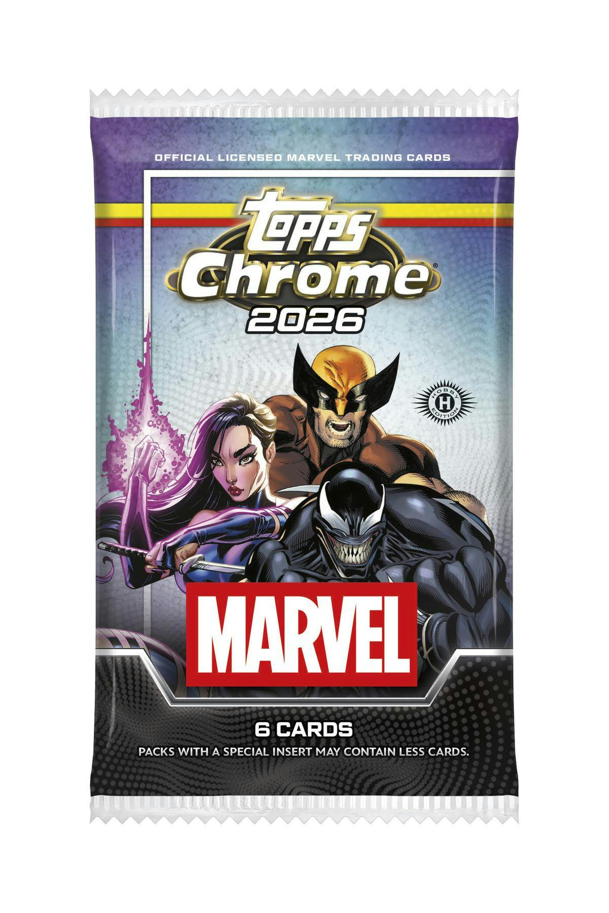 2026 Topps Chrome Marvel Comics Hobby Box (7/1)