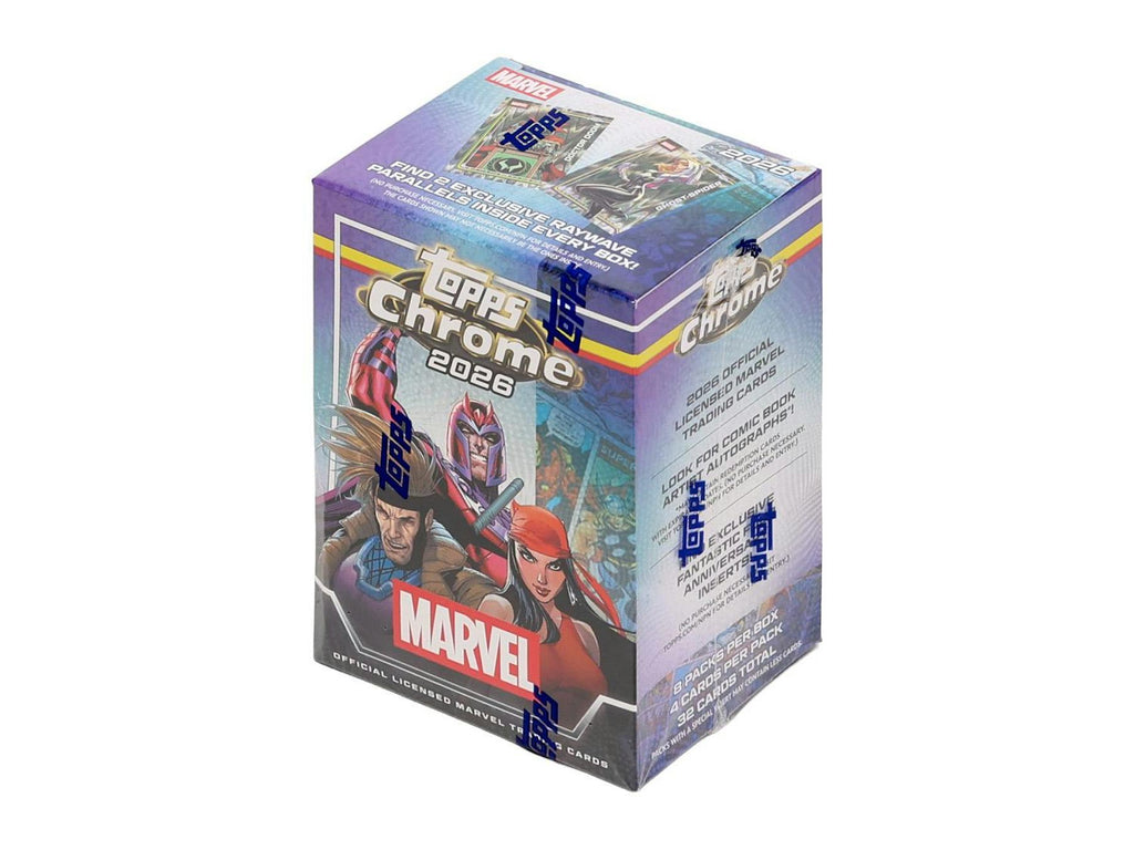 2026 Topps Chrome Marvel Comics Blaster 40-Box Case (7/1)