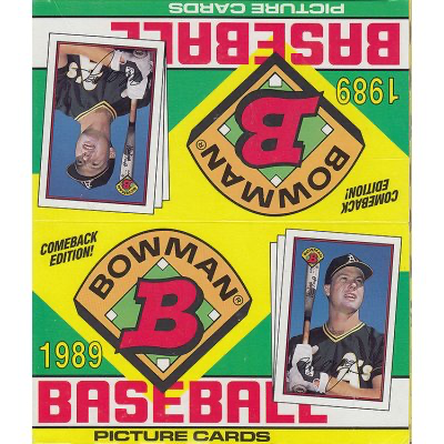1989 Bowman Baseball 24ct Rack Pack Box