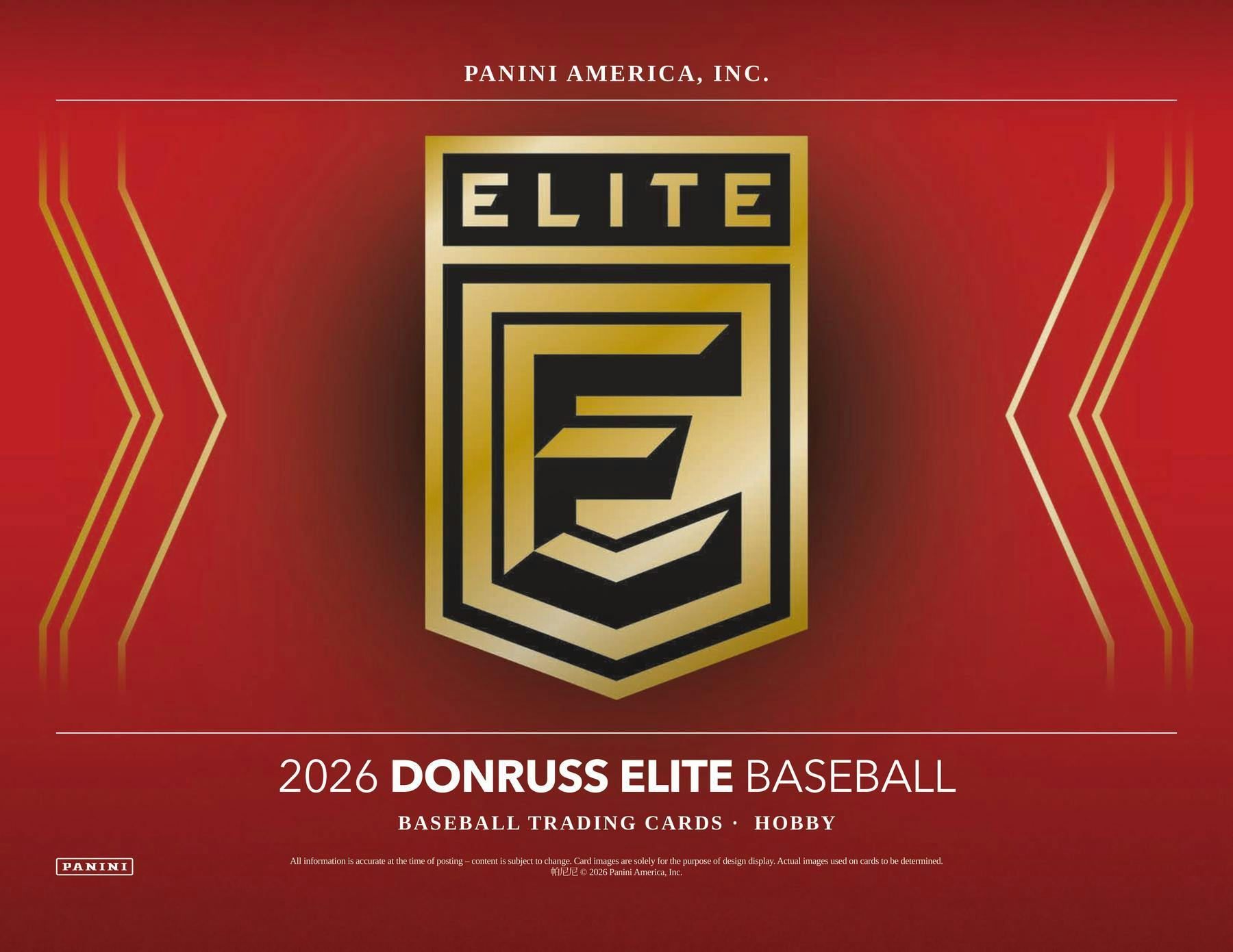 2026 Panini Donruss Elite Baseball Hobby Box (7/3)
