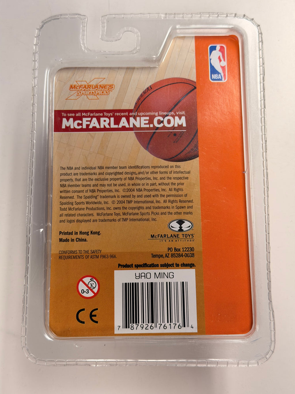 McFarlane NBA Series 1 Yao Ming Houston Rockets 3" Inch Mini Sports Figure
