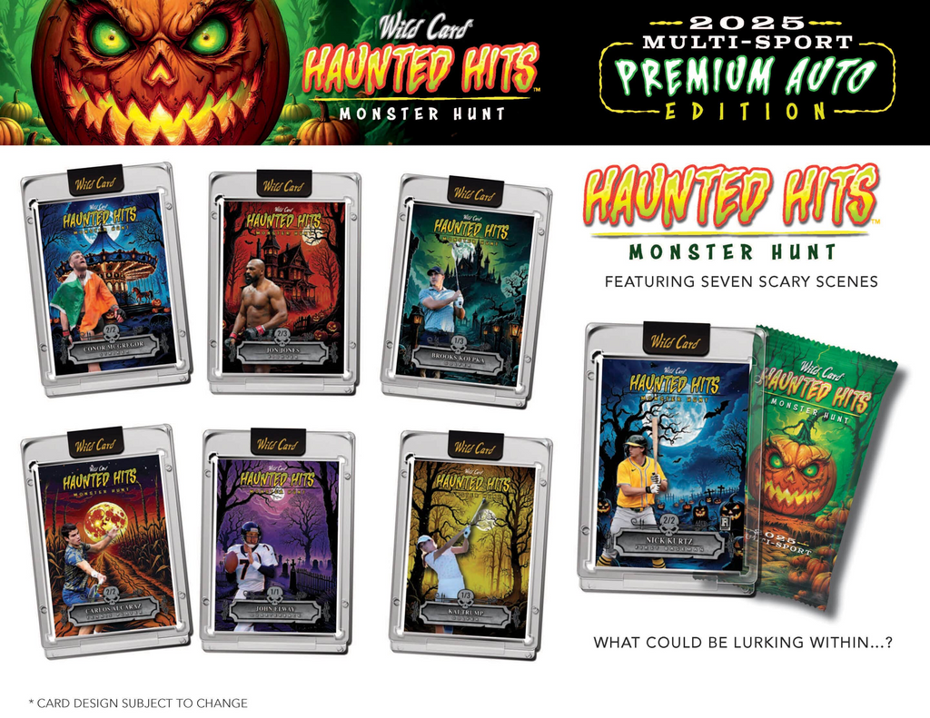 2025 Wild Card Haunted Hits Multi-Sport Premium Auto Edition Hobby Box