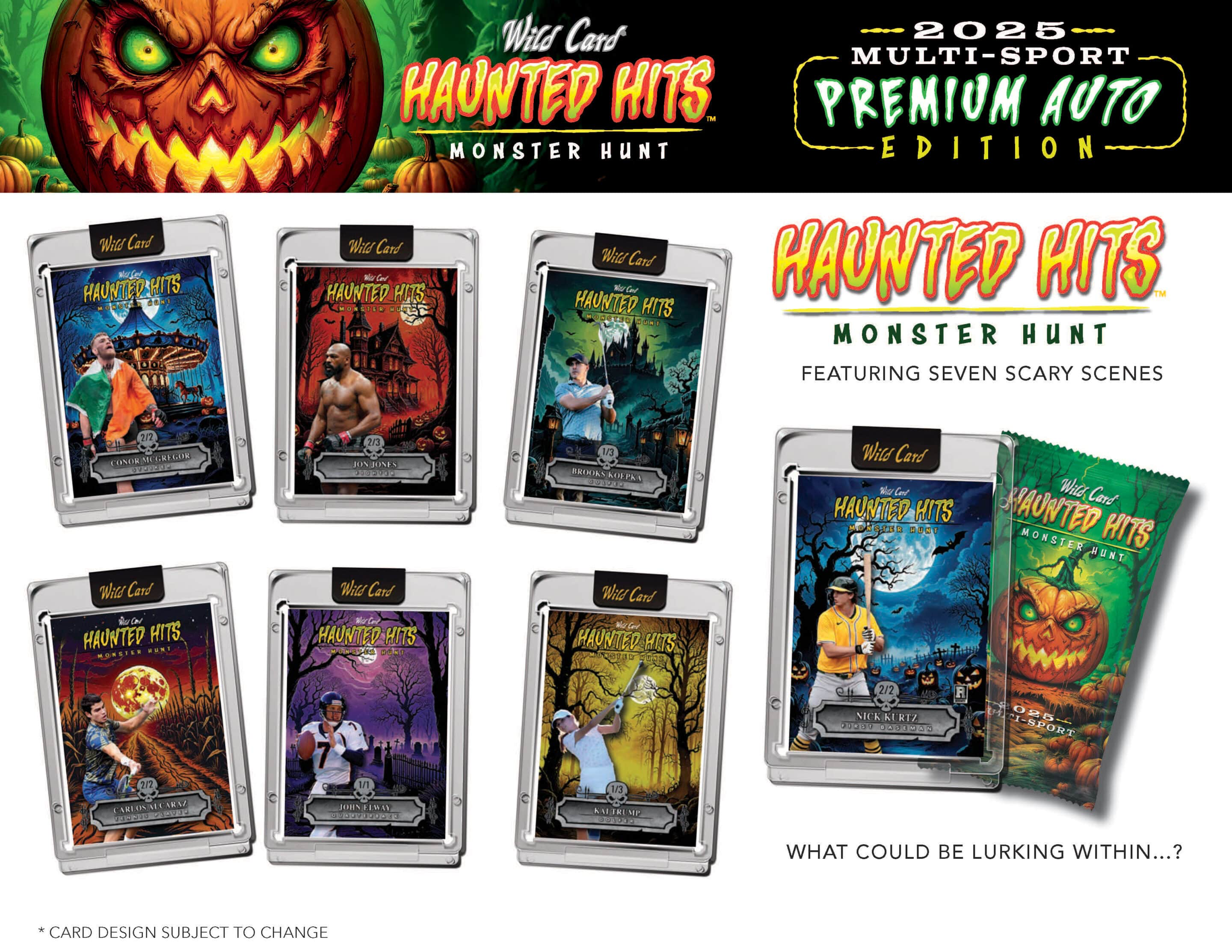 2025 Wild Card Haunted Hits Multi-Sport Premium Auto Edition Hobby Box