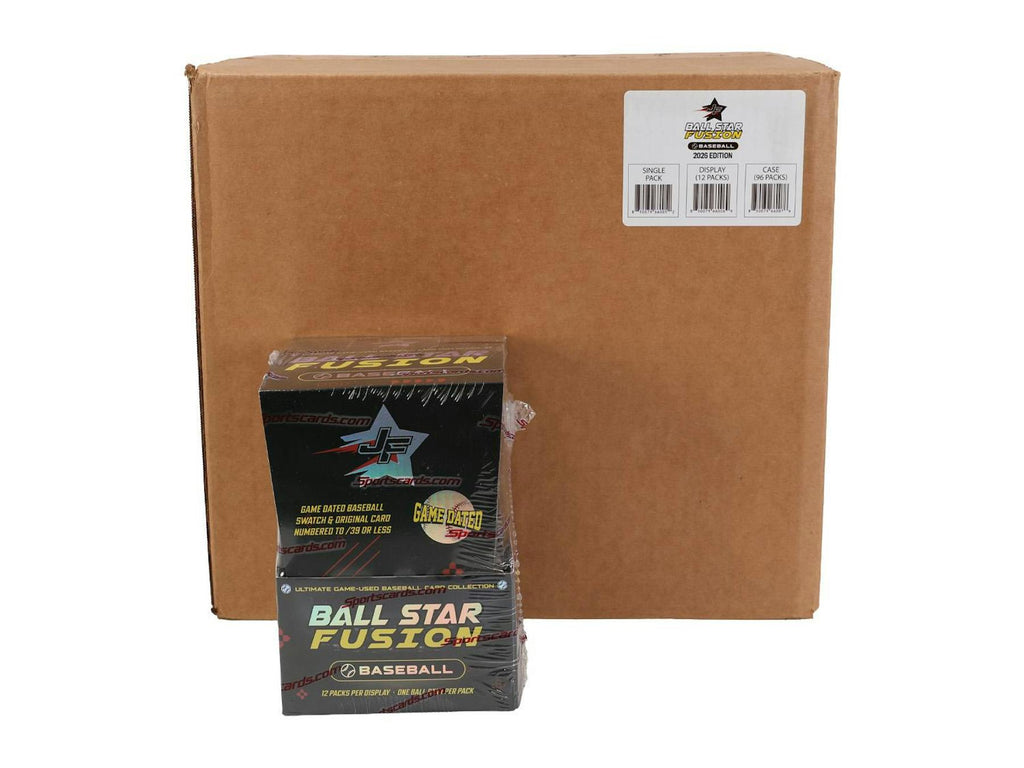 2026 Jersey Fusion Ball Star Baseball Hobby 7-Box Case (96-Pack)