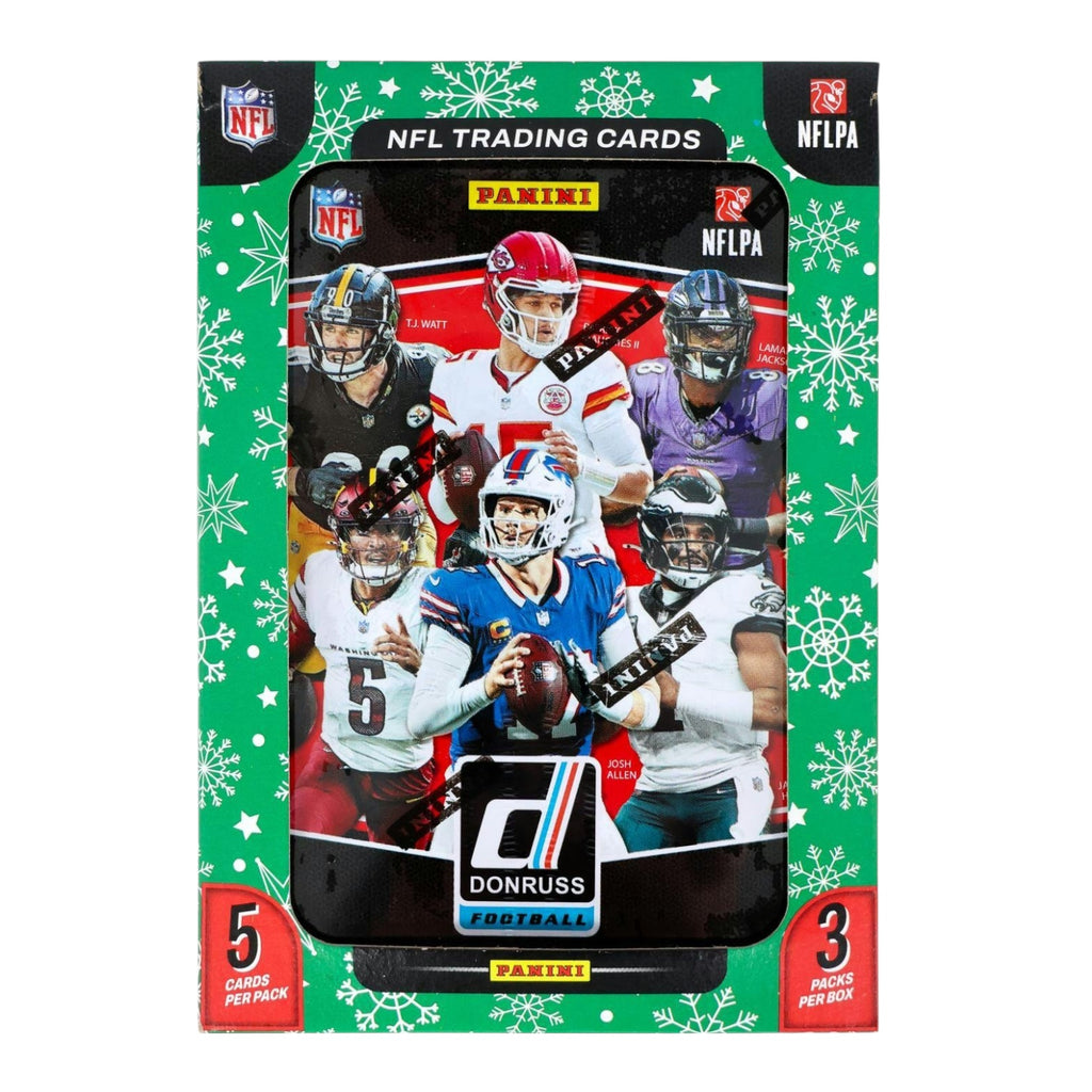 2025 Panini Donruss Football Winter Holiday Boxed Tin (10/17)