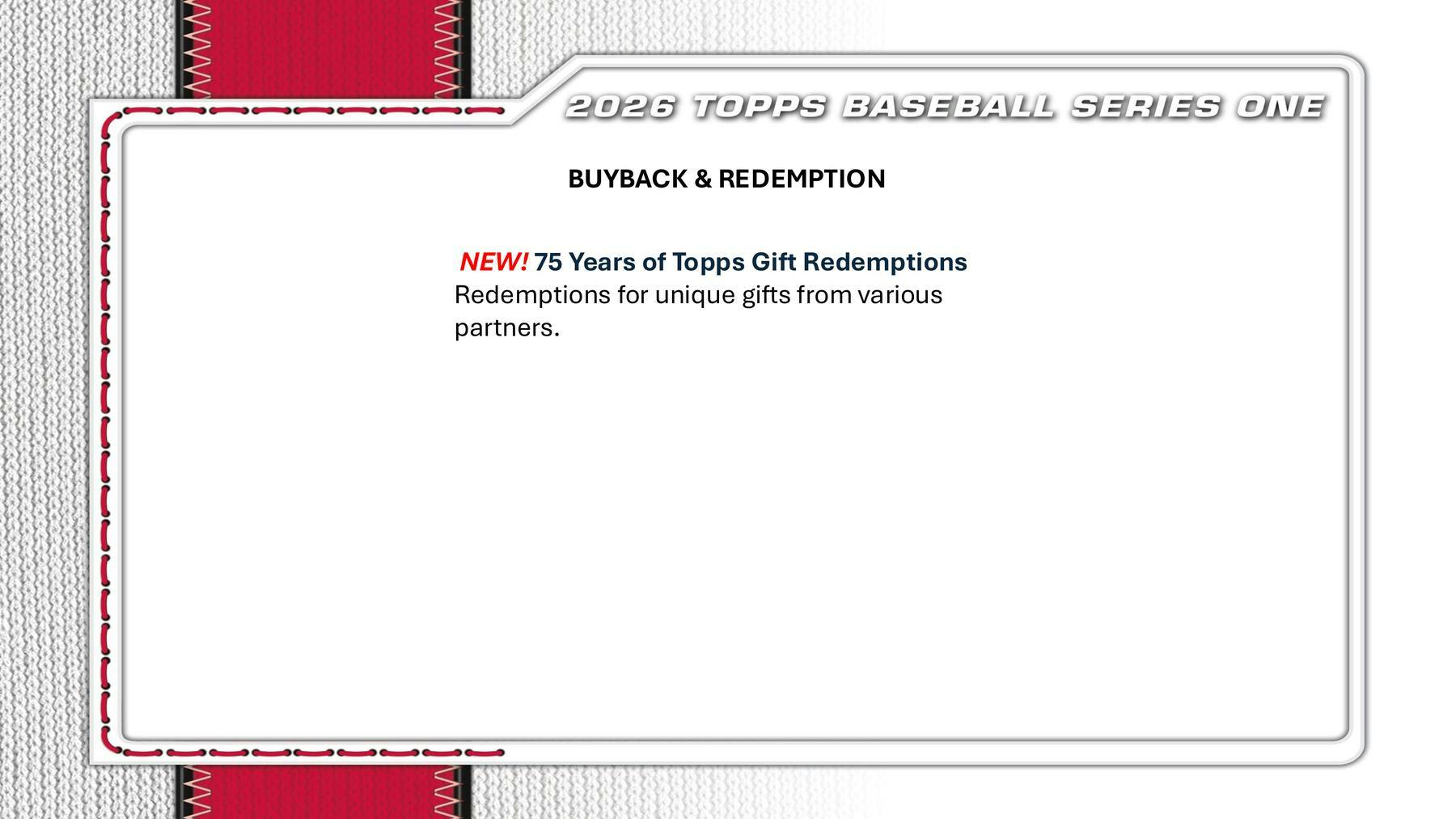 2026 Topps Series 1 Baseball 6-Pack Blaster Box (2/11)