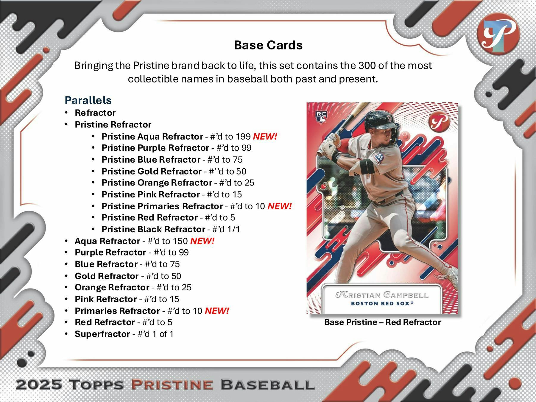 2025 Topps Pristine Baseball Hobby Box (2/12)