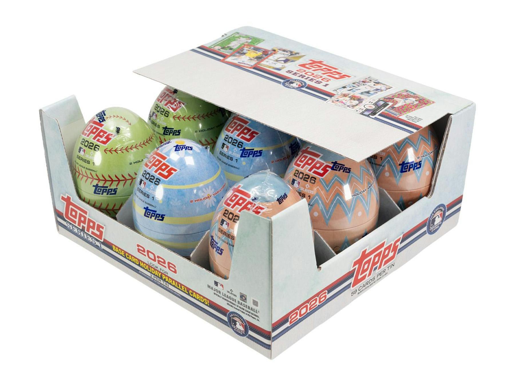 2026 Topps Baseball Series 1 9-Tin 4-Box Case (36 Tins!)