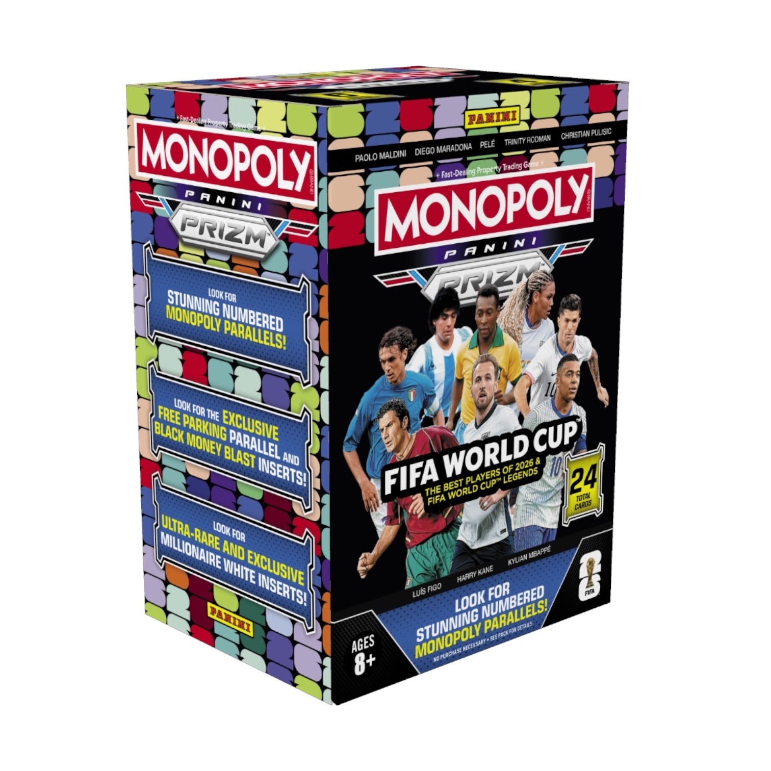 2026 Panini Prizm Monopoly FIFA World Cup Soccer Blaster Box (Millionaire Black Inserts!) (2/13)