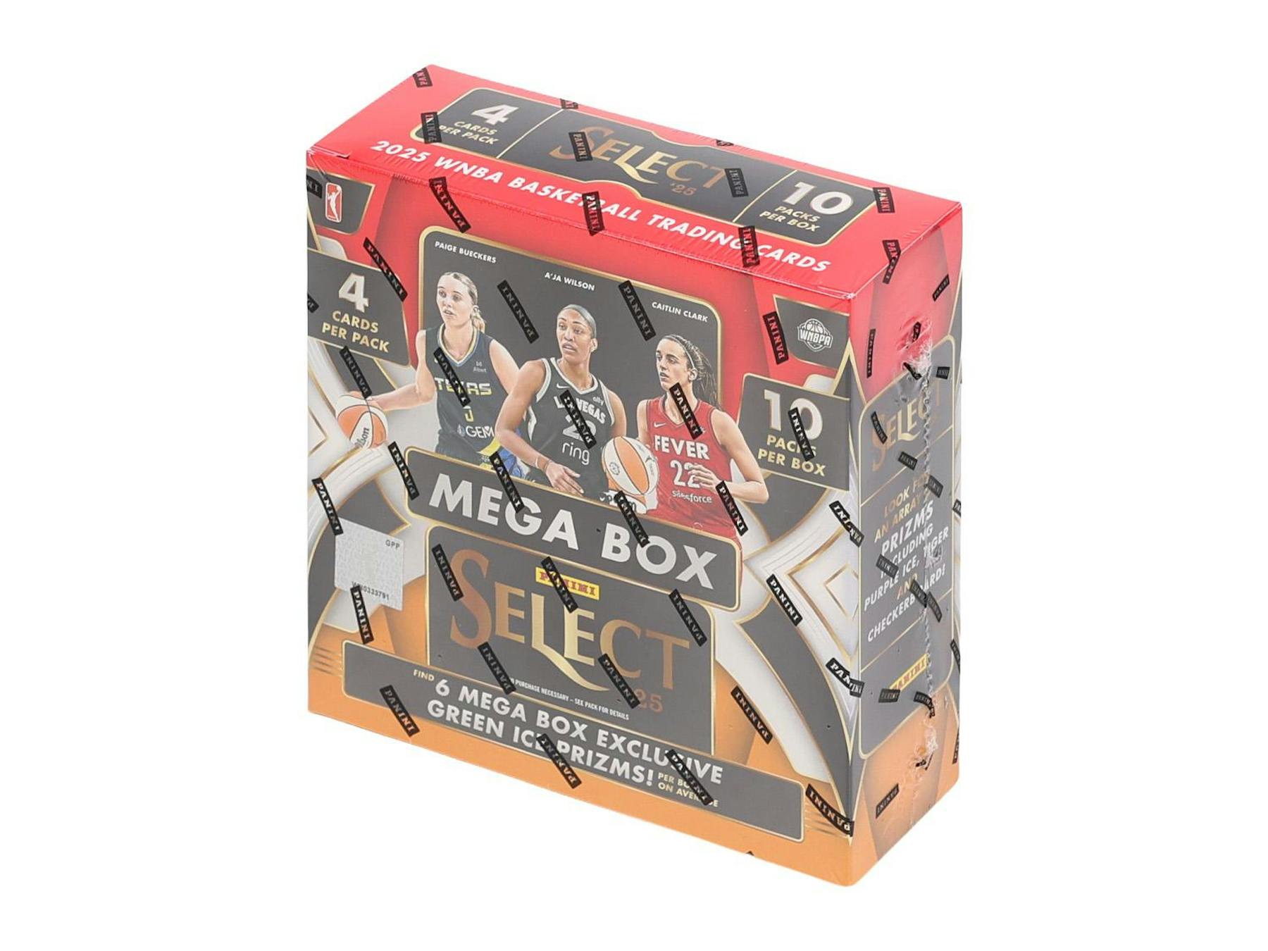 2025 Panini Select WNBA Basketball Mega Hobby Box (Green Ice Prizm) (6/3)
