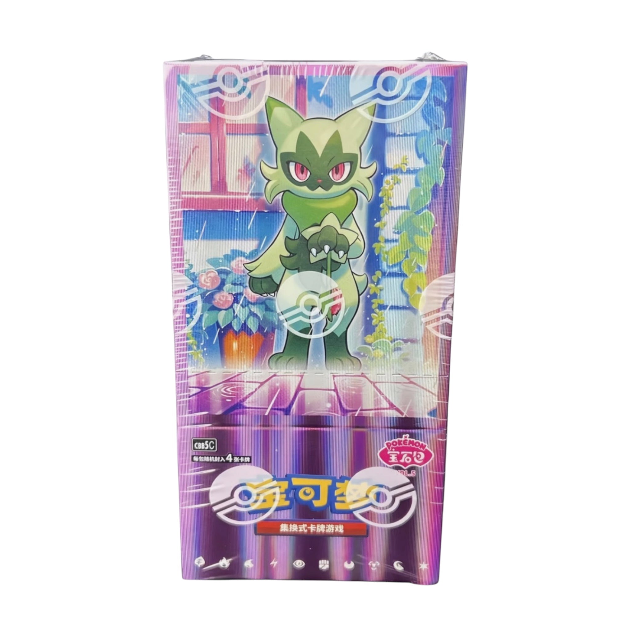 Pokémon TCG: Gem Pack Volume 5 - 18-Pack Simplified Chinese Booster Box (CBB5C) (宝石包VOL.5) (4/24)