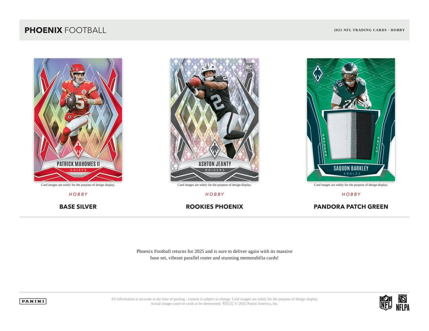2025 Panini Phoenix Football Hobby Pack (11/12)