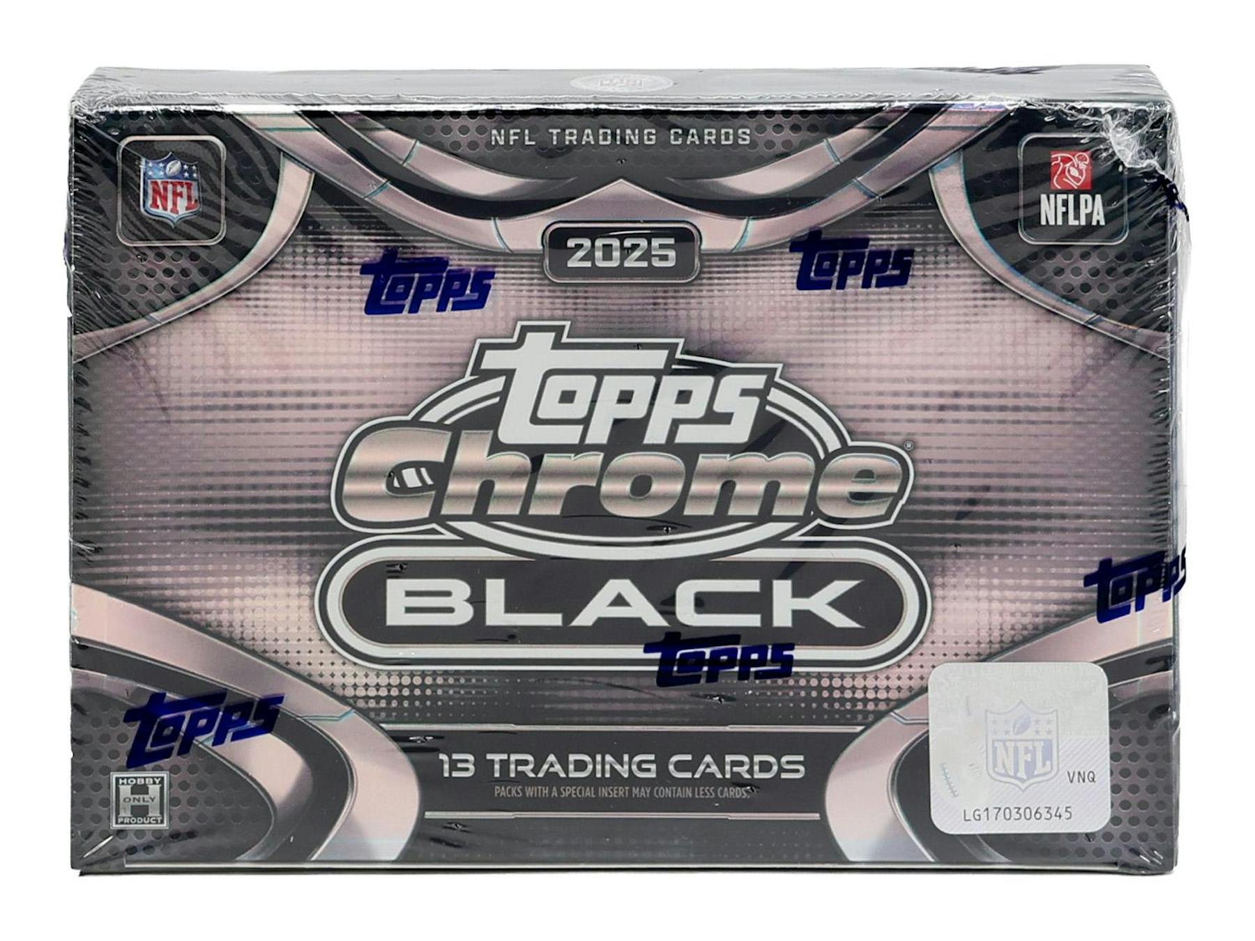 2025 Topps Chrome Black Football Hobby Box (7/10)