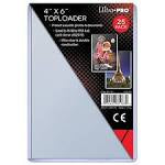 Ultra Pro 4” x 6” Toploader Clear Collectible Storage (25ct Pack)