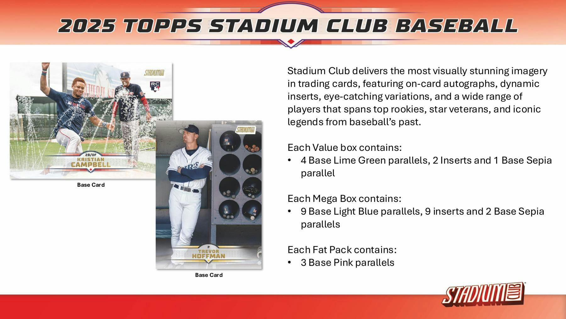 2025 Topps Stadium Club Baseball Hobby Pack (2/18)