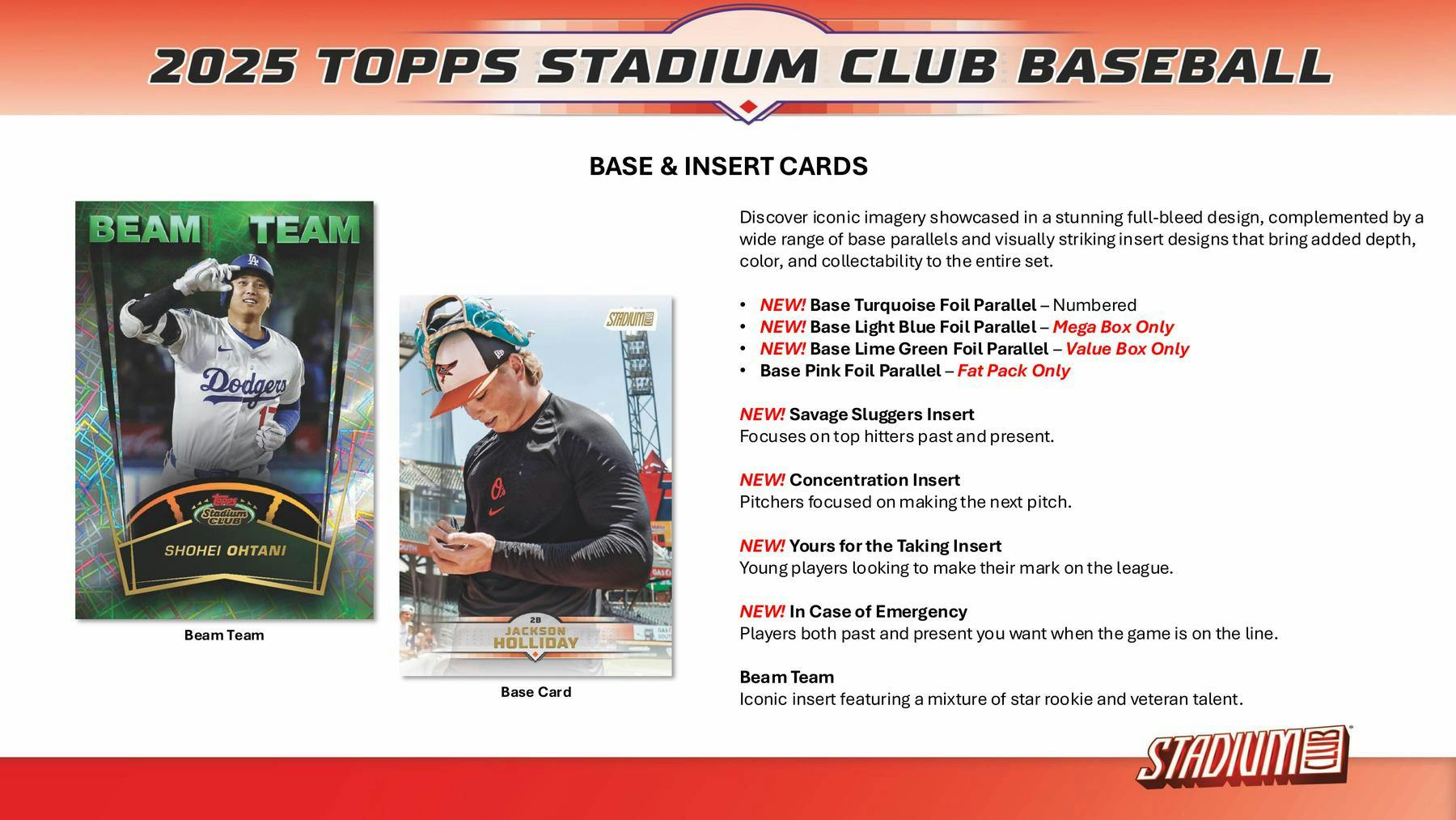 2025 Topps Stadium Club Baseball Hobby Pack (2/18)