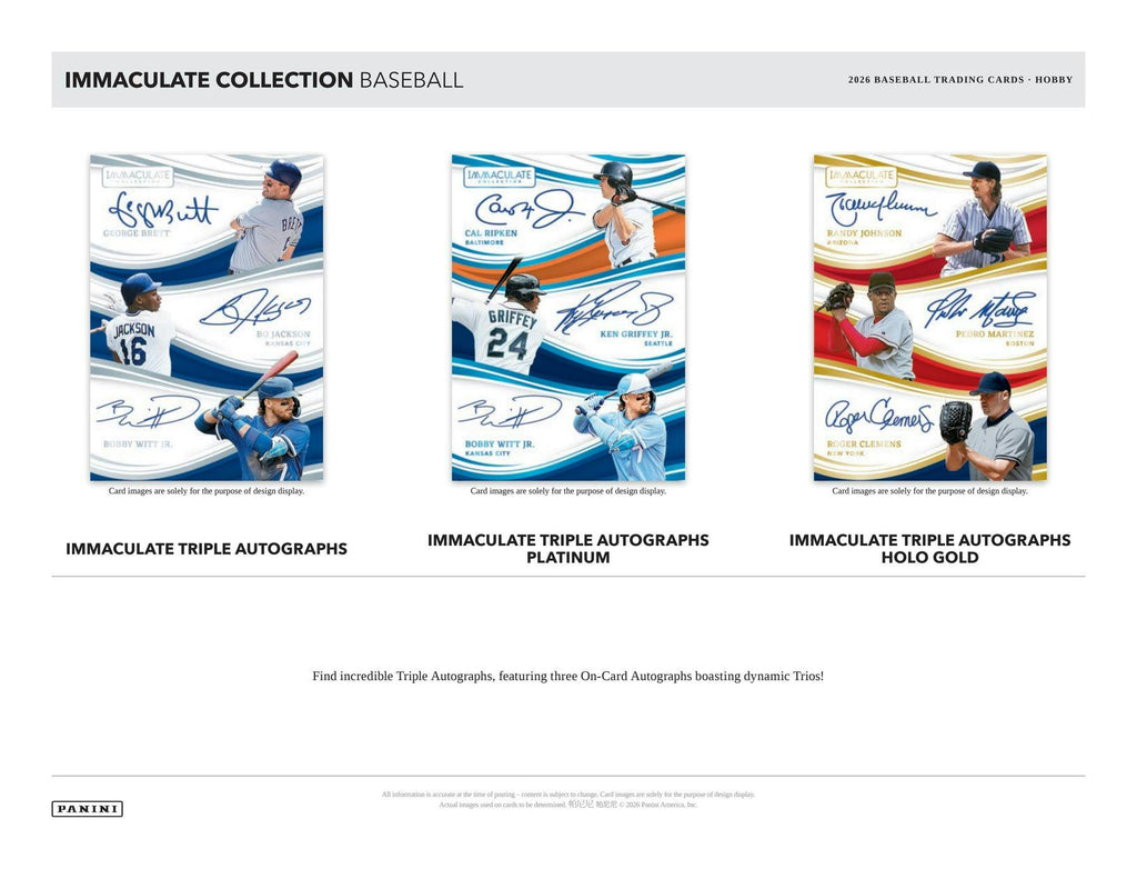 2026 Panini Immaculate Baseball Hobby Box (7/15)