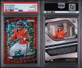 2025 PANINI PRIZM #303 RJ HARVEY NO HUDDLE RED 95/99 PSA 10 (SY)