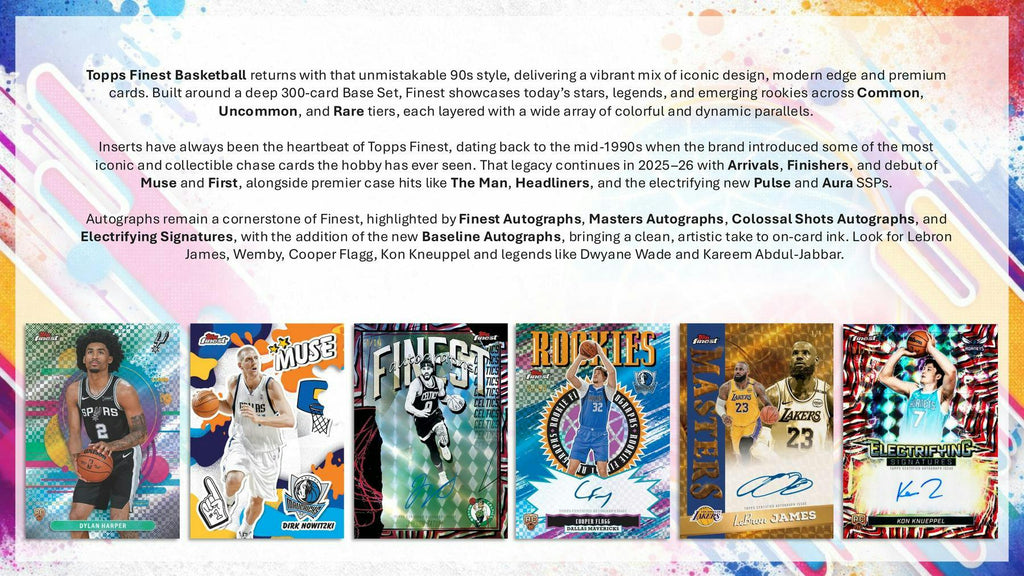 2025-26 Topps Finest Basketball Hobby Pack (2/26)