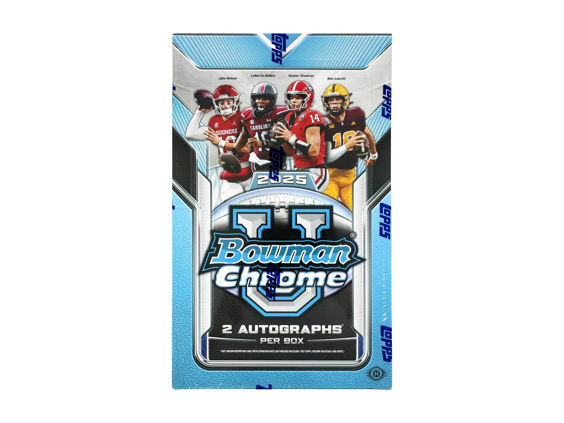 2025 Bowman University Chrome Football Hobby Box (10/31)