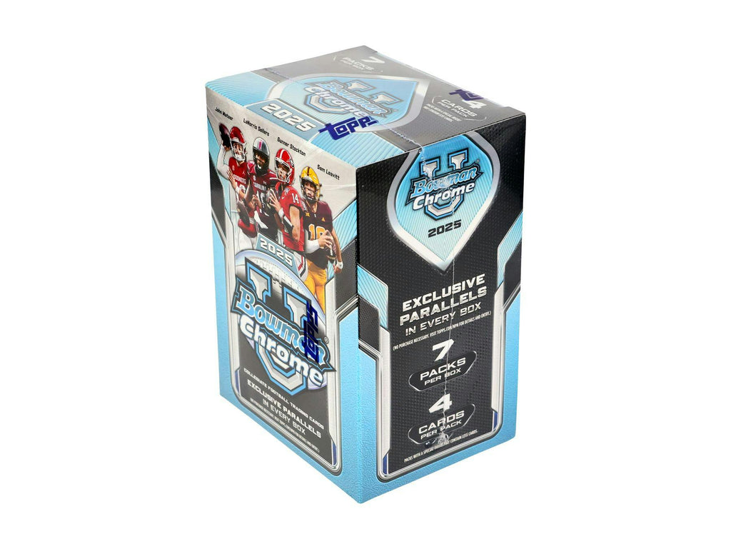2025 Bowman University Chrome Football 7-Pack Blaster Box (10/31)