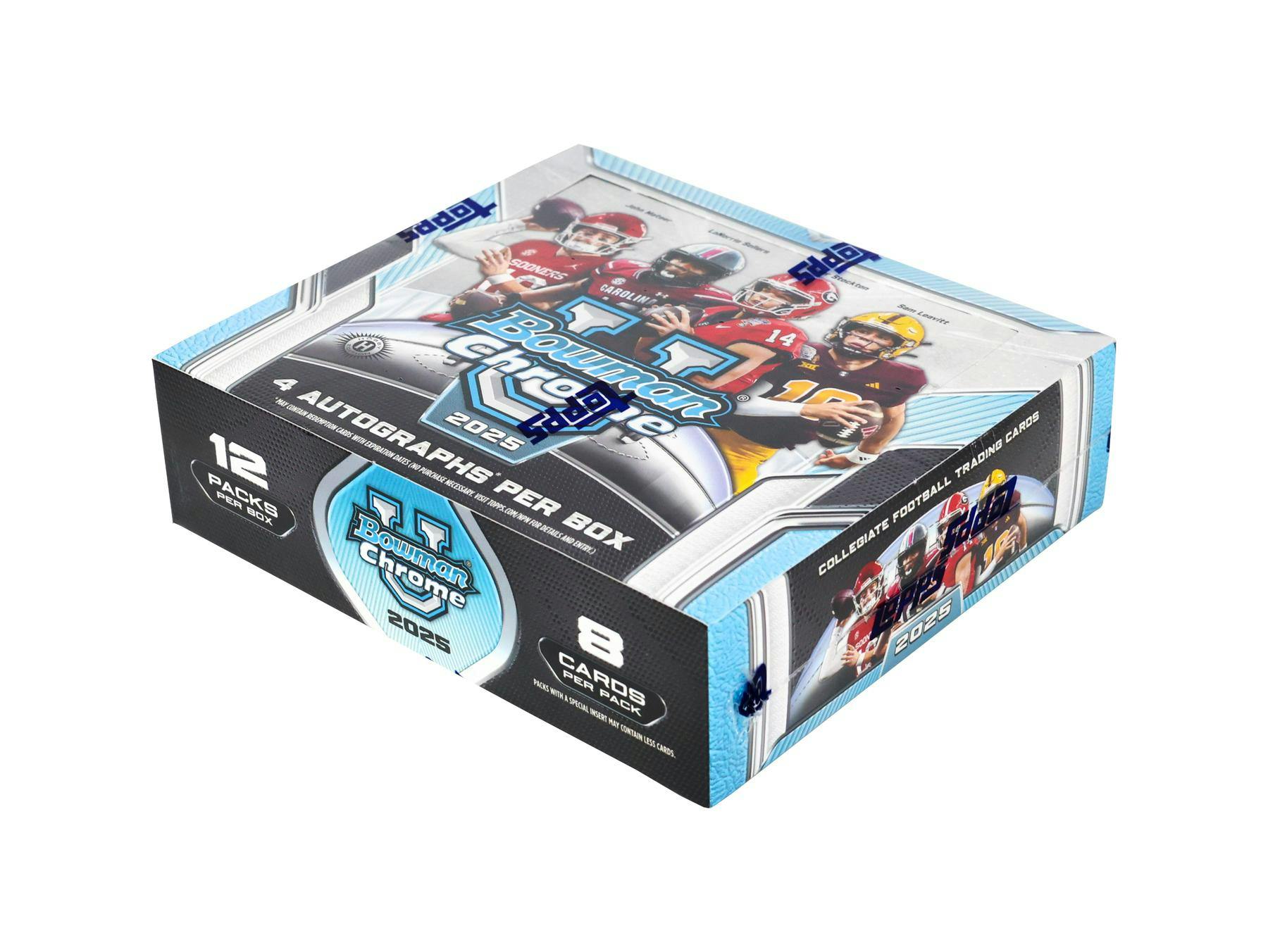 2025 Bowman University Chrome Football Hobby Jumbo Box (10/31)