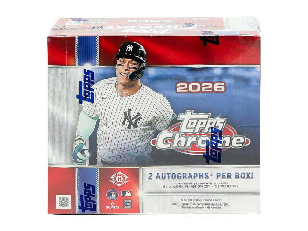 2026 Topps Chrome Baseball Hobby Jumbo Box (7/22)
