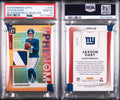 2025 PANINI DONRUSS OPTIC ROOKIE PHENOMS #JCW JAXSON DART RK PHENOM RELIC-NEON ORANGE 06/49  PSA 10 (JERSEY MATCH)