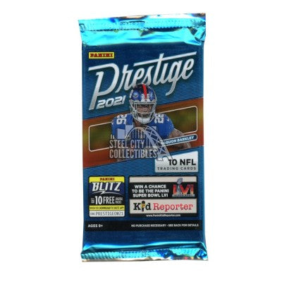 2021 Panini Prestige Football 10-Card Pack