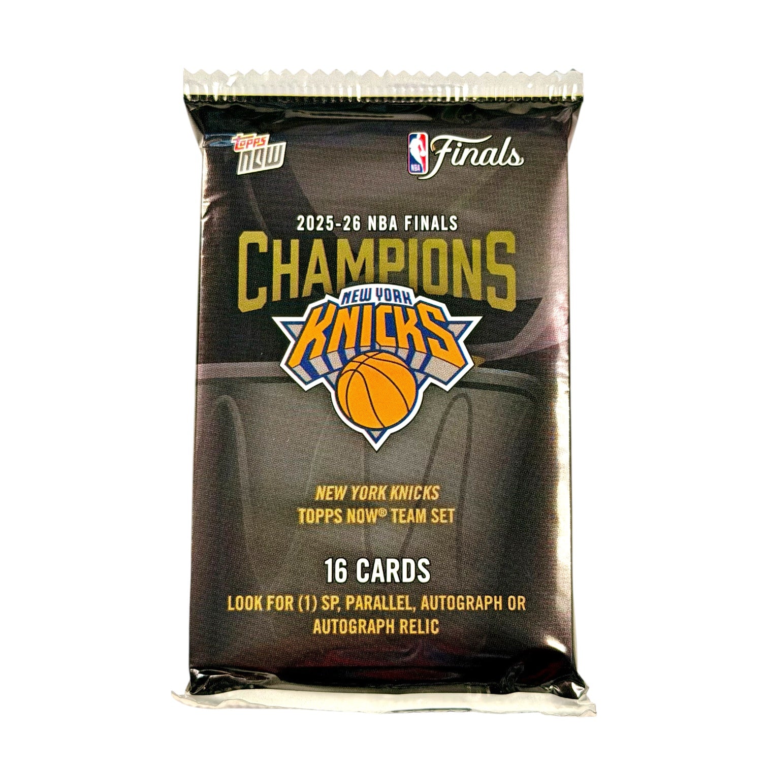 2025-26 Topps Now NBA Finals Champions New York Knicks 16-Card Team Set (Look for (1) SP, Parallel, Auto or Auto Relic)