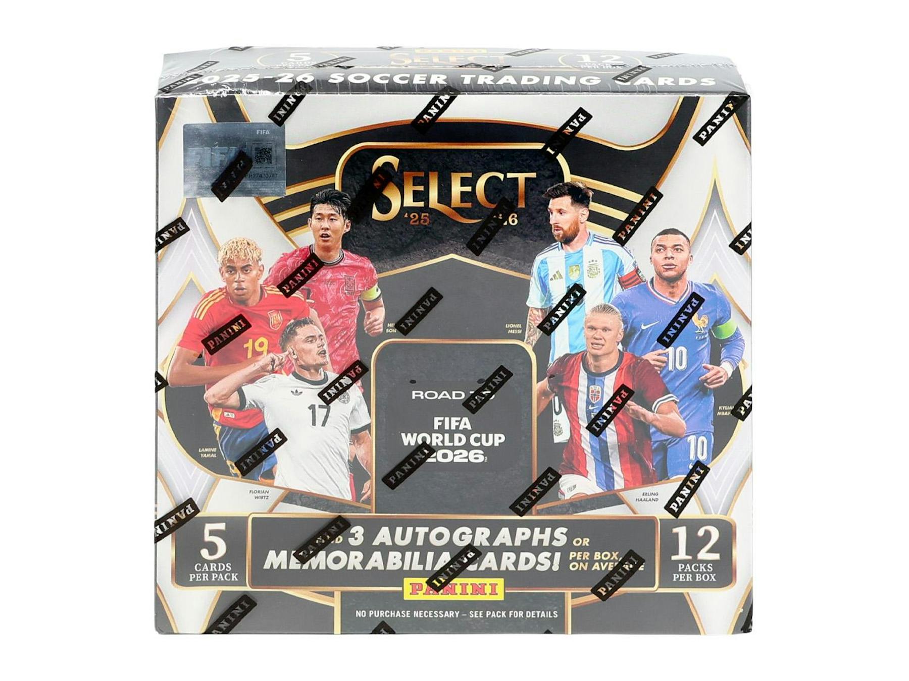 2025-26 Panini Select Road to World Cup Soccer Hobby Box (7/24)
