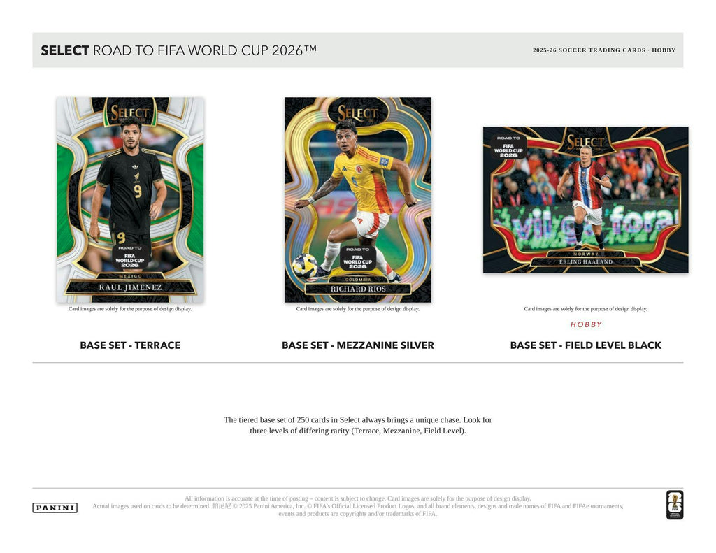 2025-26 Panini Select Road to World Cup Soccer Hobby Box (7/24)
