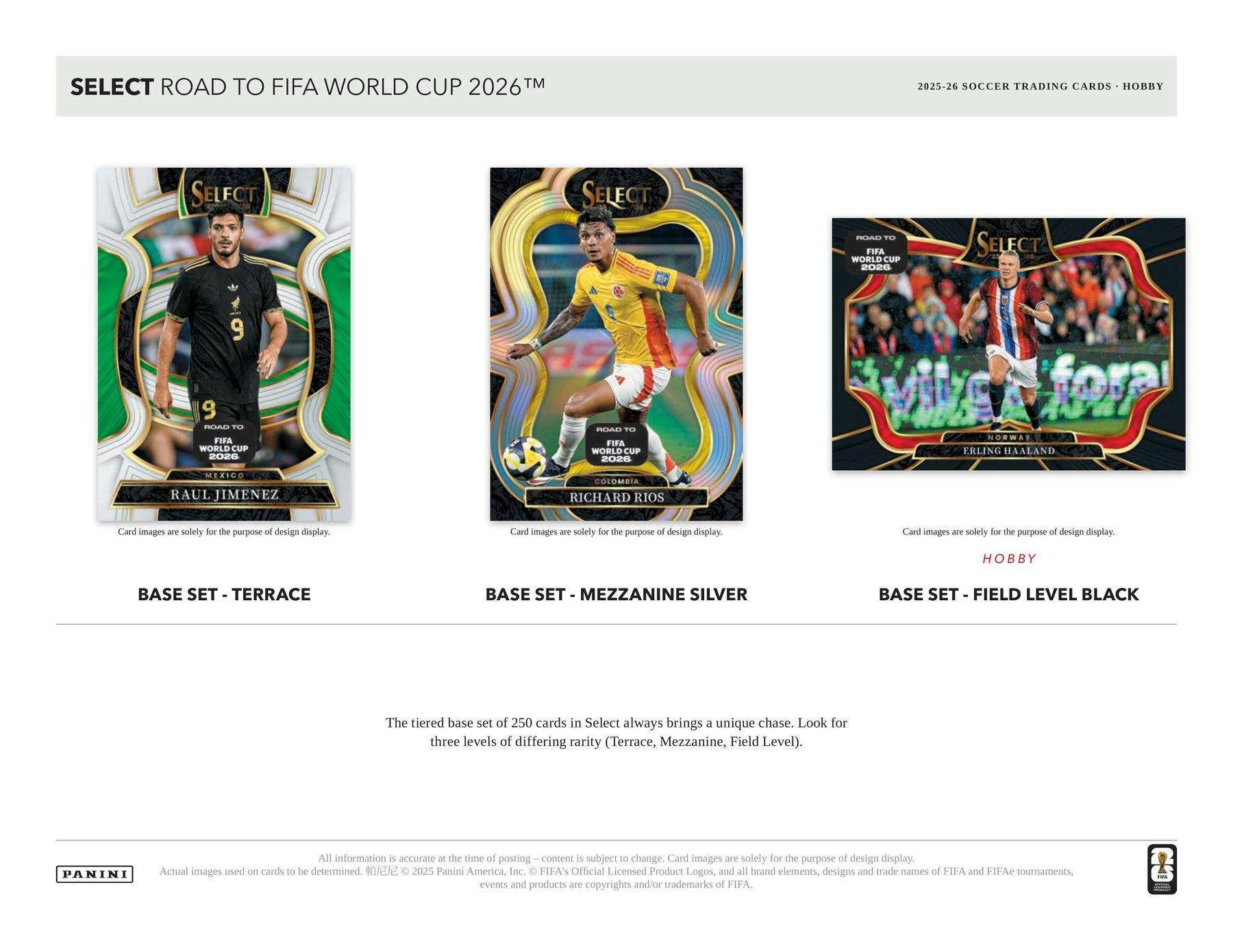 2025-26 Panini Select Road to World Cup Soccer Hobby Box (7/24)