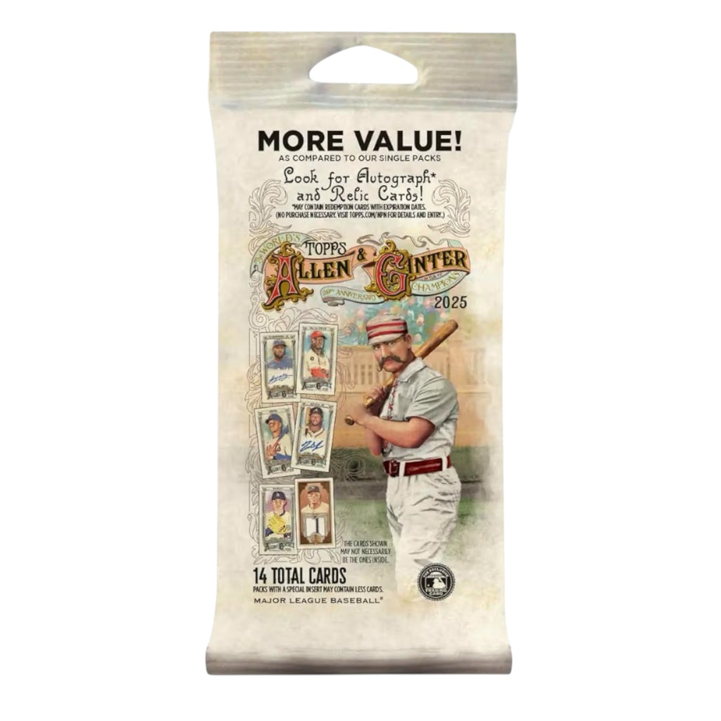 2025 Topps Allen & Ginter Baseball Cards 108-Count Jumbo Fat Packs Case