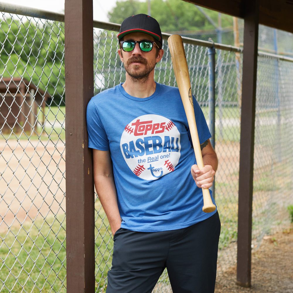 Topps Baseball The Real One Blue T-Shirt
