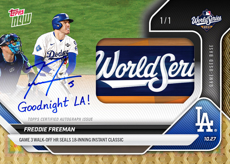 2025 MLB Topps NOW Freddie Freeman #908 (PR: 28156)