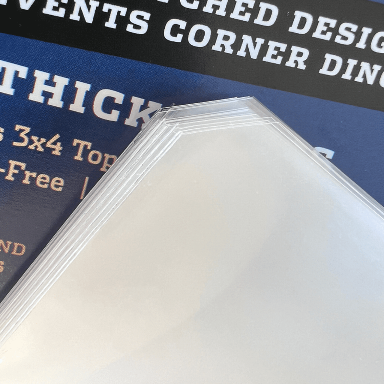 CBG Soft Sleeves (Thick Notched) for Trading Cards (100ct Pack)