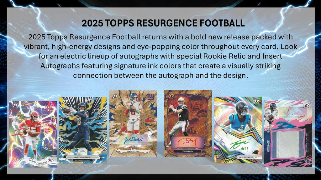2025 Topps Resurgence Football Blaster Box (7/31)