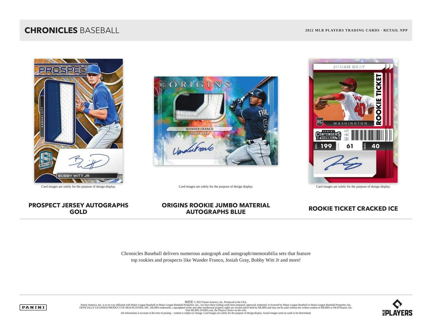 2022 Panini Chronicles Baseball Blaster Box (10/26/22)