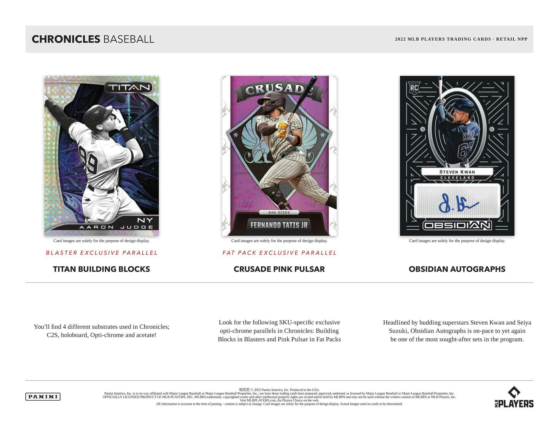 2022 Panini Chronicles Baseball Blaster Box (10/26/22)